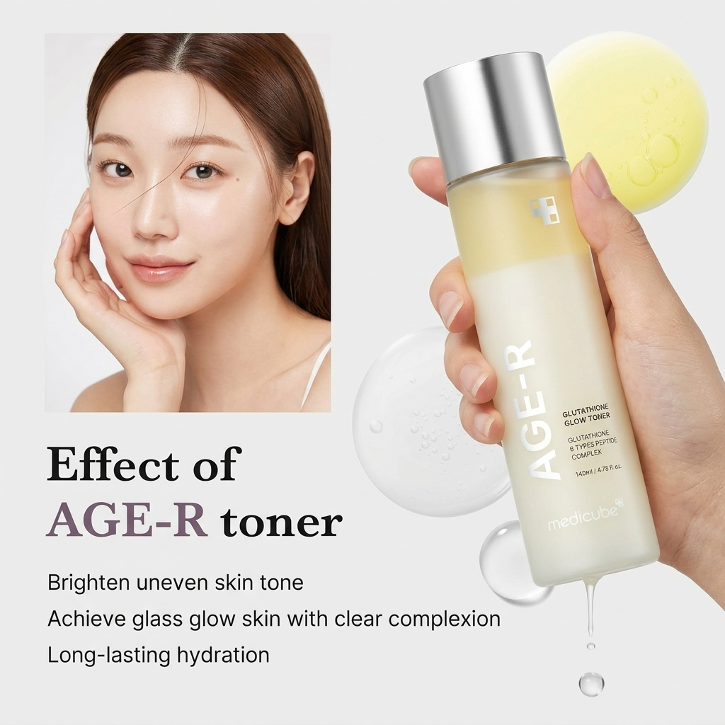 Medicube AGE-R Glutathione Glow Toner 140ml