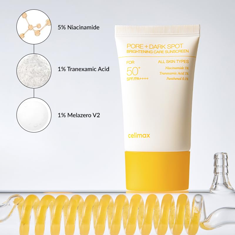 Celimax Pure + Dark Spot Brightening Care Sunscreen SPF50 Skin Softening No.3