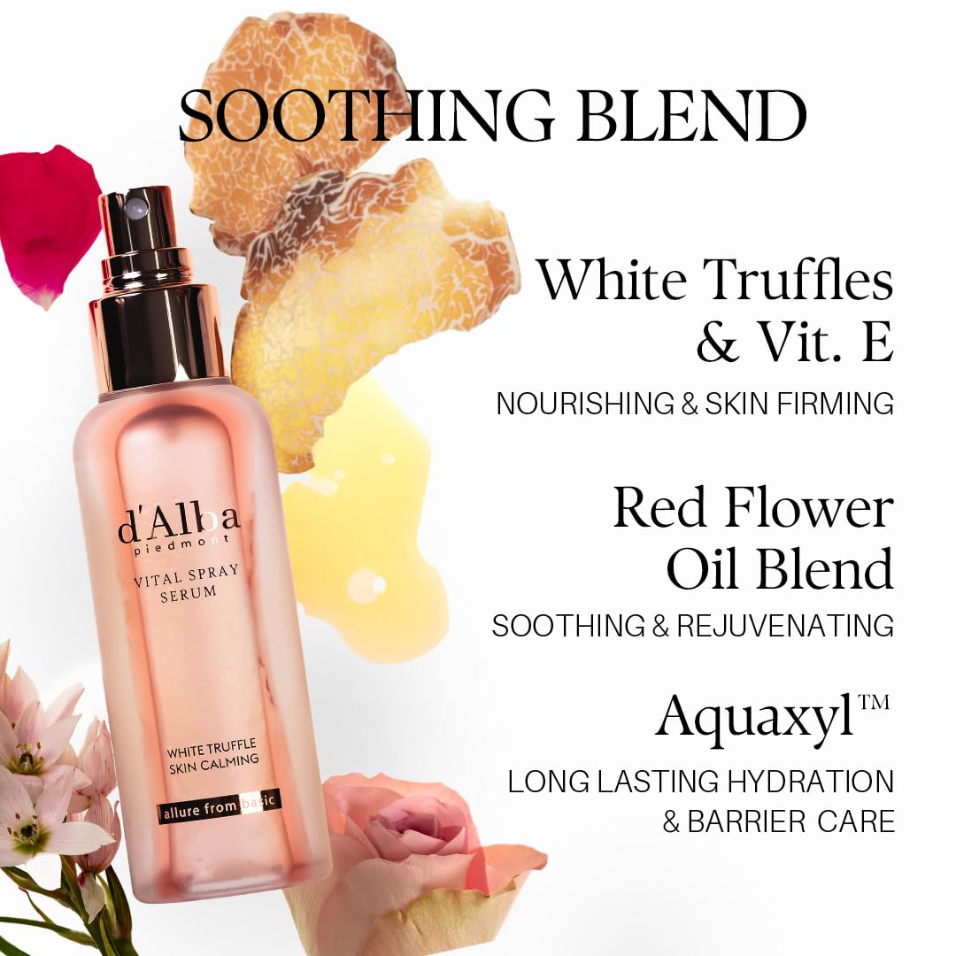 d'Alba Piedmont Vital Spray Serum White Truffle Skin Calming