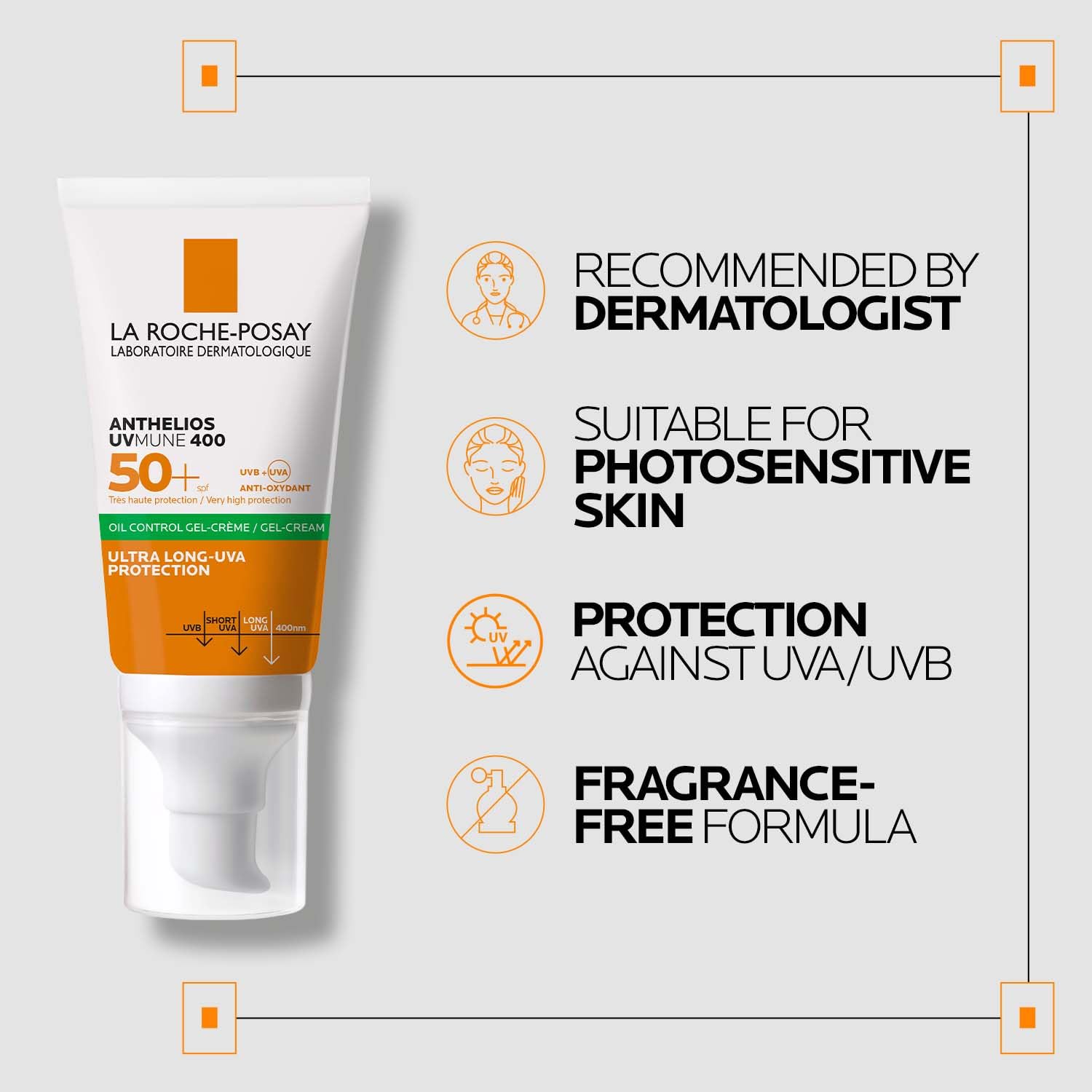 La Roche-Posay Anthelios UVMune 400 SPF50+ Fluide Oil Control 50ml