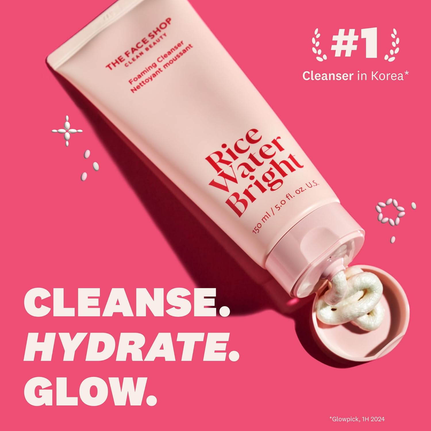 The Face Shop Rice Water Bright Foaming Cleanser 150ml