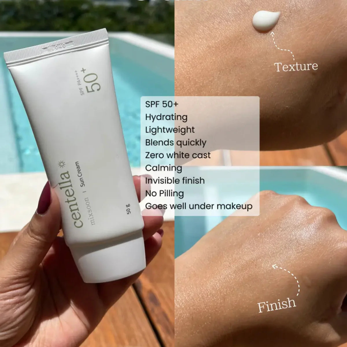 Mixsoon Centella Sun Cream SPF 50+ PA++++ - 50g