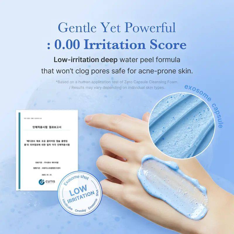 Medicube Zero Pore 8A Clear Capsule Cleansing Foam