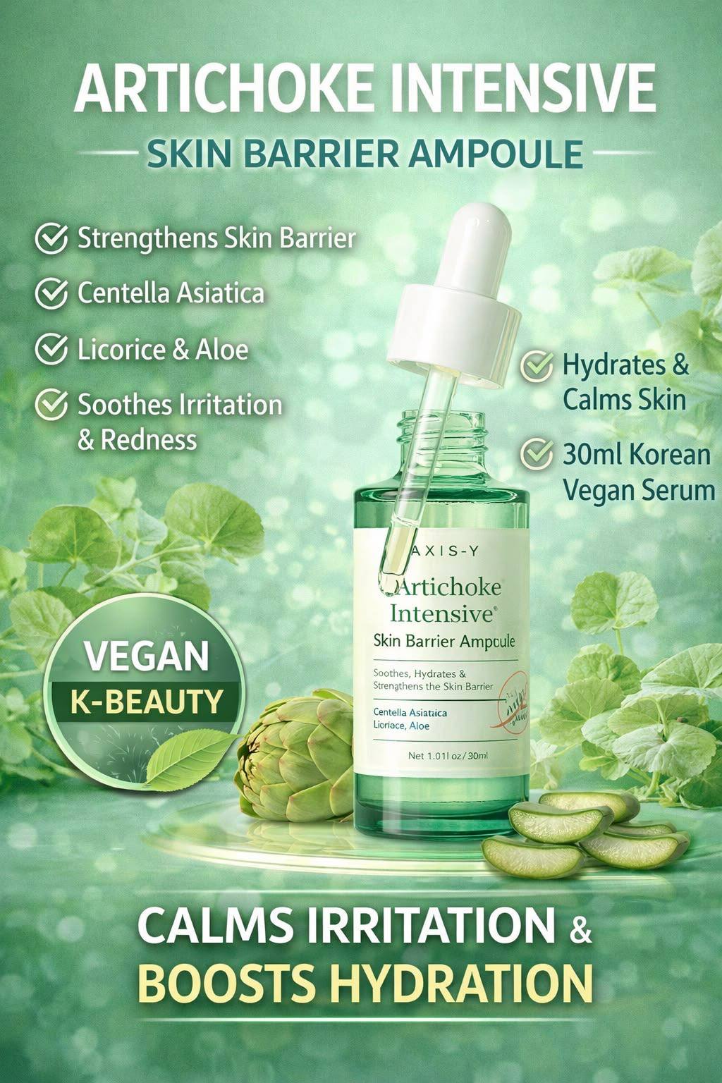 Axis-Y Artichoke Intensive Skin Barrier Ampoule 30ml