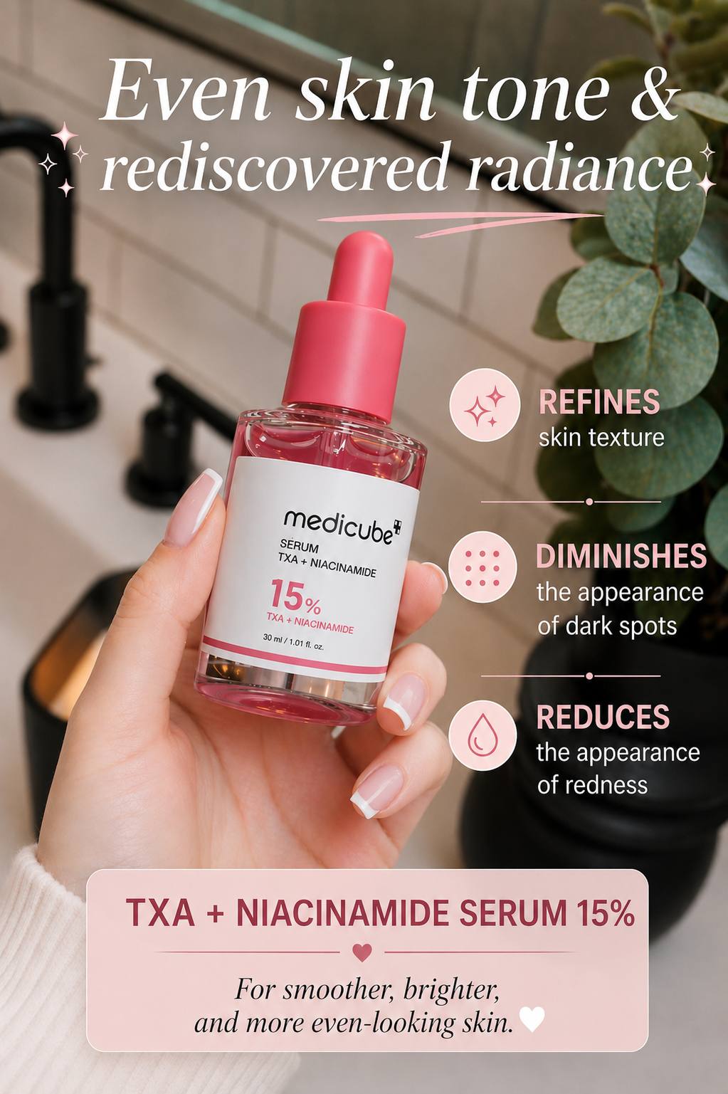 Medicube TXA Niacinamide 15 Serum 30ml