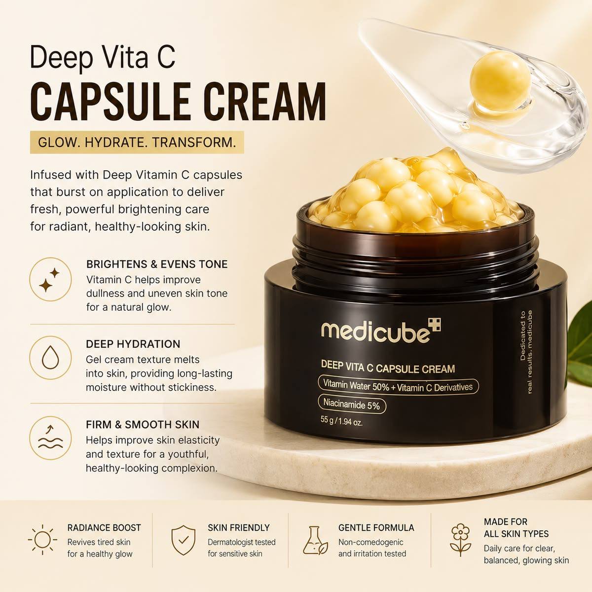 Medicube Deep Vita C Capsule Cream 55g