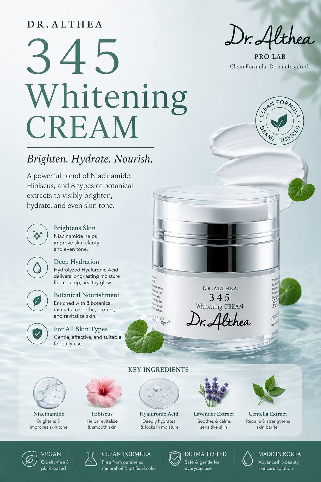 Dr. Althea Pro Lab 345 Whitening Cream