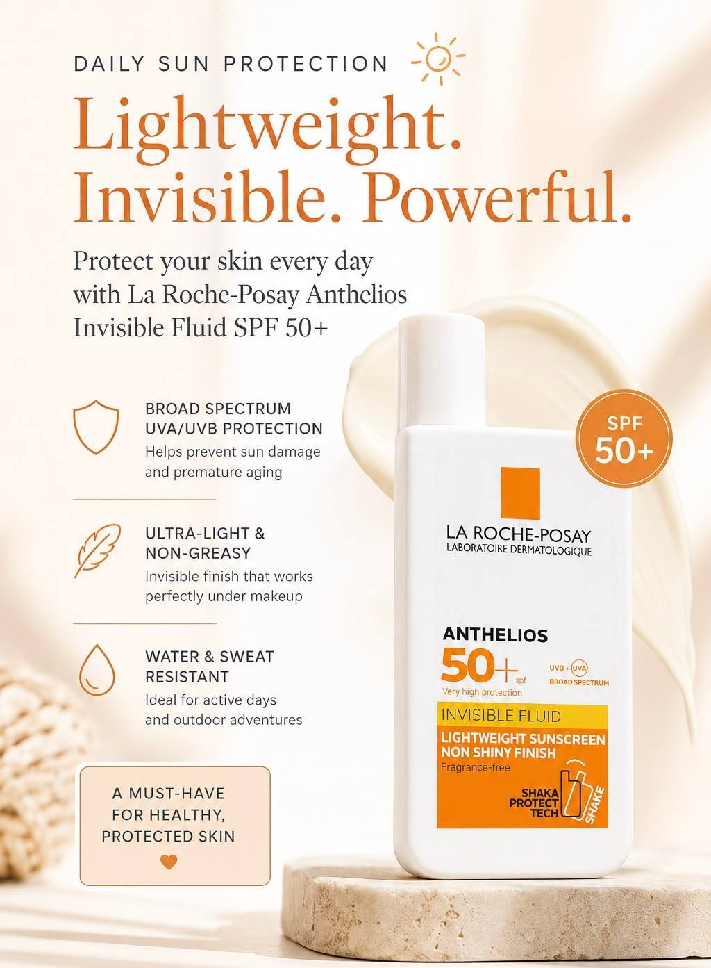 La Roche-Posay Anthelios UVMune 400 SPF50+ Invisible Fluid 50ml