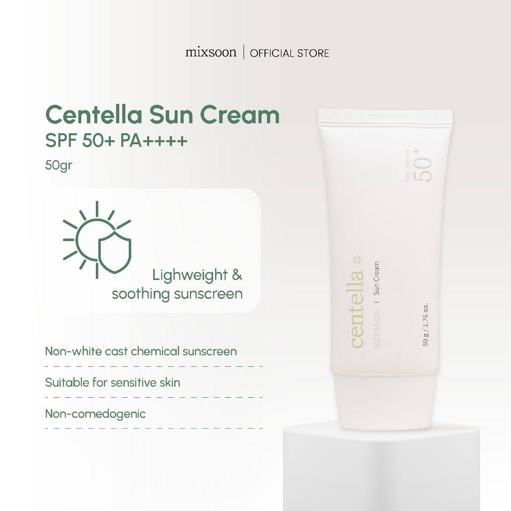 Mixsoon Centella Sun Cream SPF 50+ PA++++ - 50g