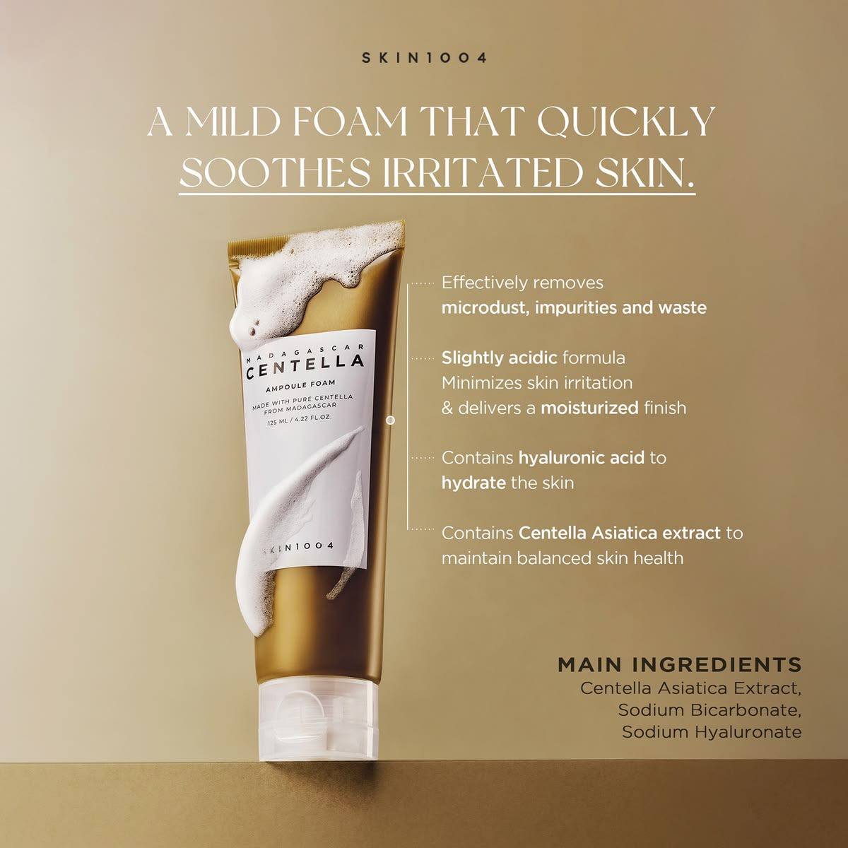 Skin1004 Madagascar Centella Ampoule Foam 125ml