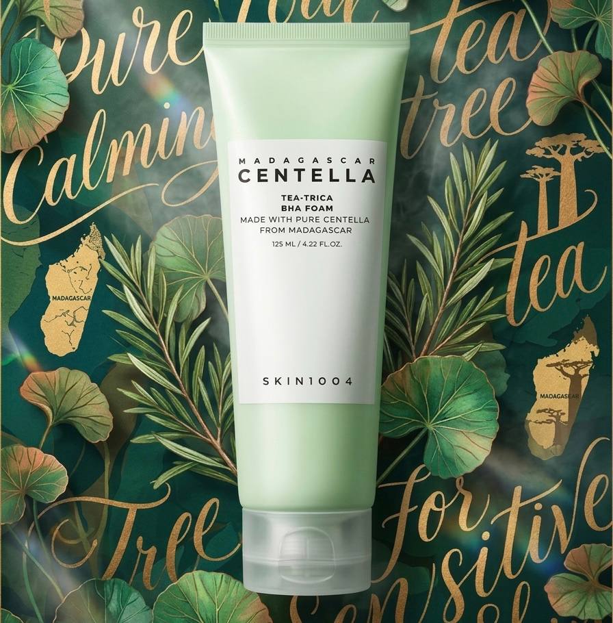 Skin1004 Madagascar Centella Tea-Trica BHA Foam 125ml