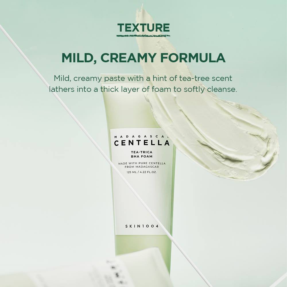Skin1004 Madagascar Centella Tea-Trica BHA Foam 125ml