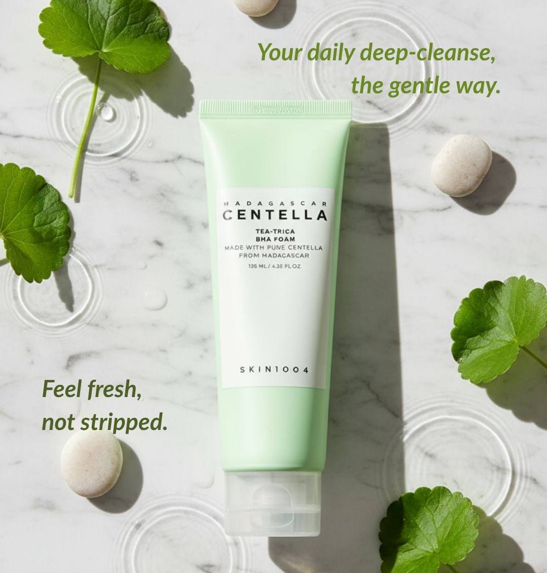 Skin1004 Madagascar Centella Tea-Trica BHA Foam 125ml