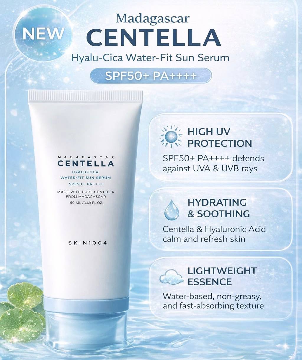 Skin1004 Madagascar Centella Hyalu-Cica Water-Fit Sun Serum