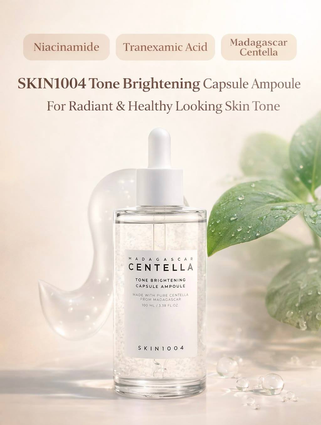 Skin1004 Madagascar Centella Tone Brightening Capsule Ampoule