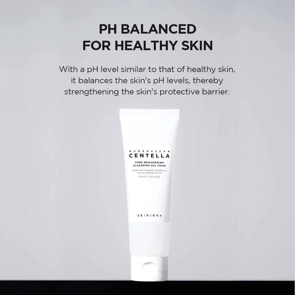 Skin1004 Madagascar Centella Tone Brightening Cleansing Gel Foam 125ml