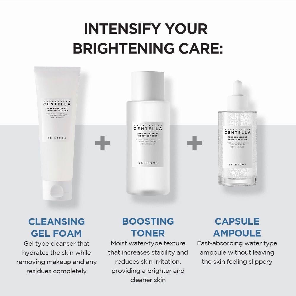 Skin1004 Madagascar Centella Tone Brightening Cleansing Gel Foam 125ml