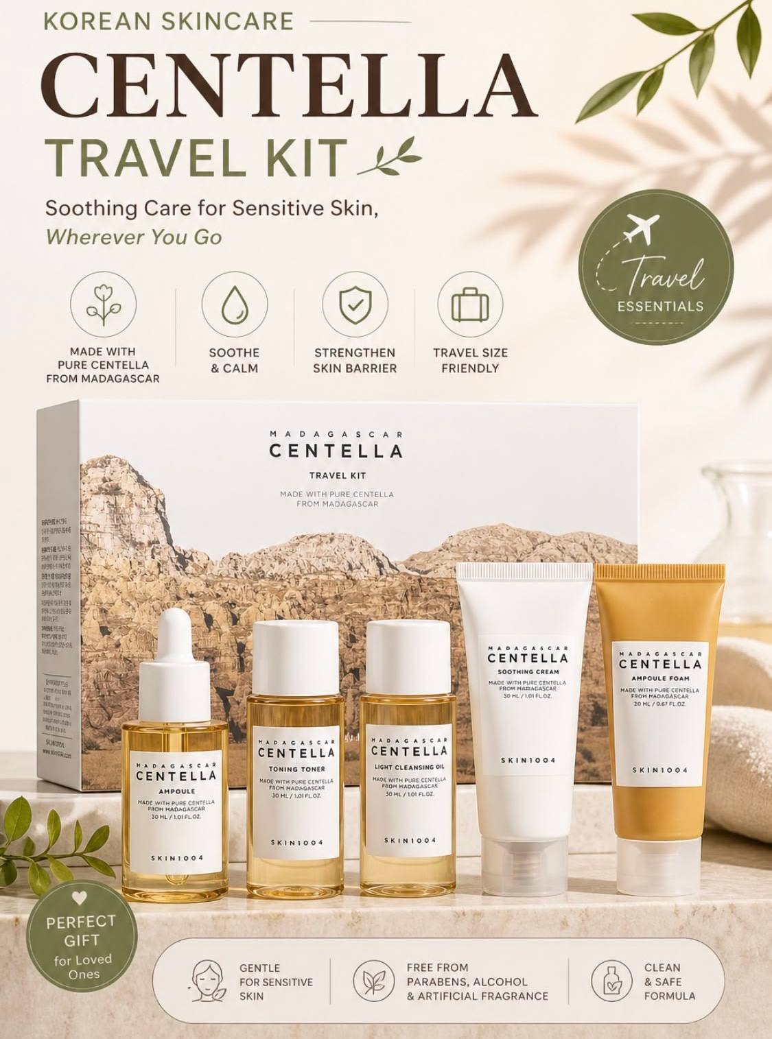 Skin1004 Madagascar Centella Travel Kit
